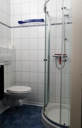 WC und Duschen in der Ferienwohnung